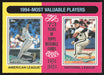 2024 Topps Heritage #198 1994 MVPs (Frank Thomas / Jeff Bagwell)