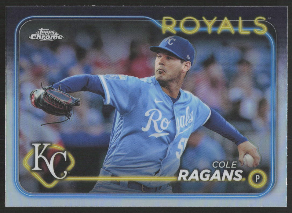 2024 Topps Chrome #186 Cole Ragans Refractor