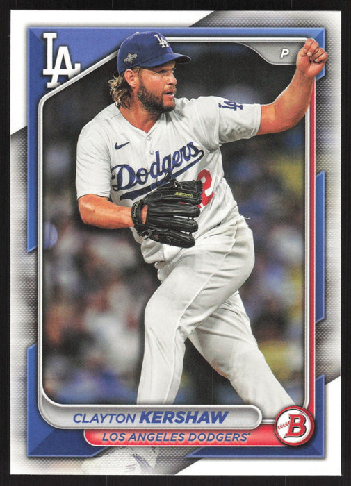 2024 Bowman #56 Clayton Kershaw