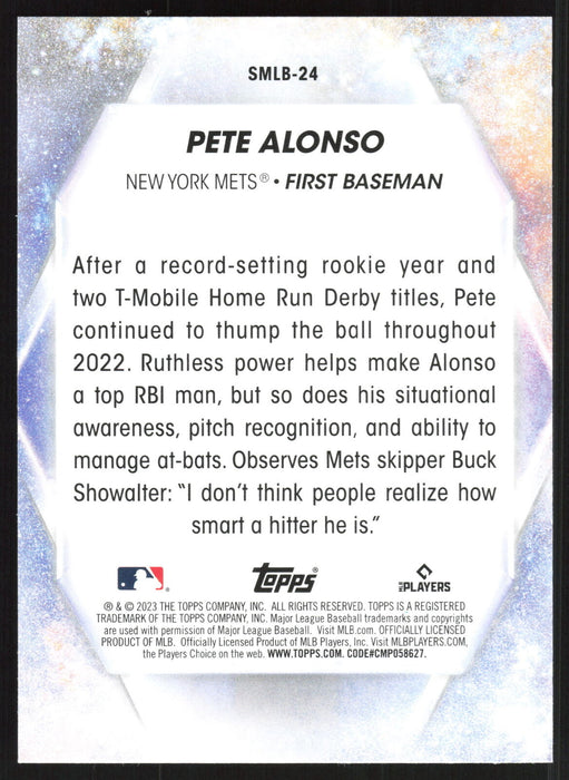 2023 Topps #SMLB-24 Pete Alonso Stars of MLB