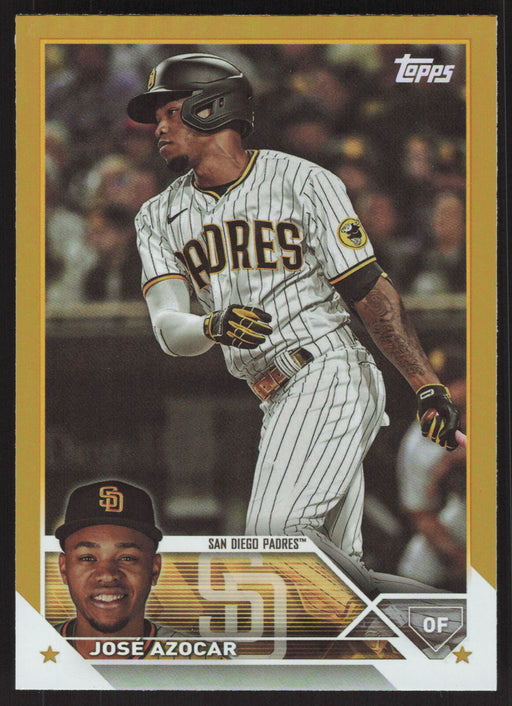 2023 Topps Update #US81 José Azocar Gold Foil