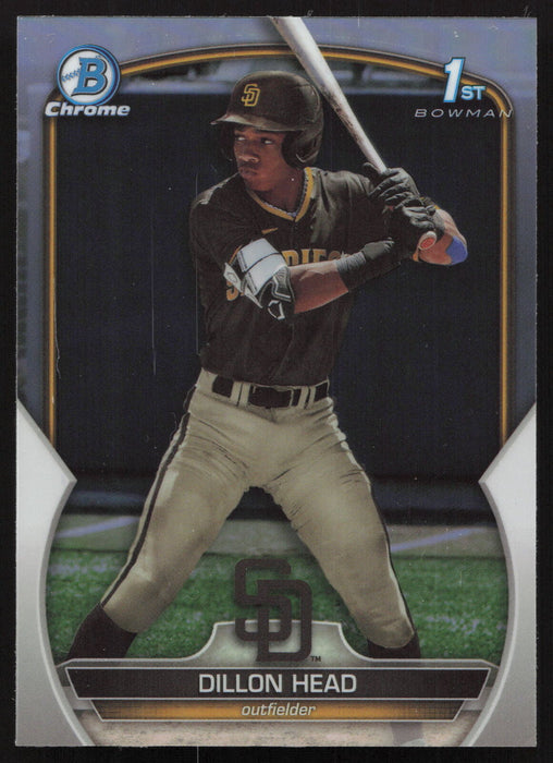 2023 Bowman Draft #BDC-7 Dillon Head Chrome Refractor