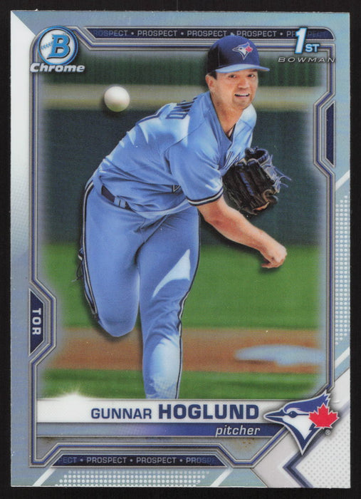 2021 Bowman Draft #BDC-78 Gunnar Hoglund Chrome Refractor