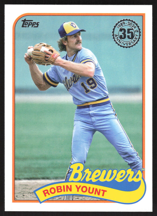 2024 Topps #89B-55 Robin Yount 1989 Topps Baseball 35th Anniversary