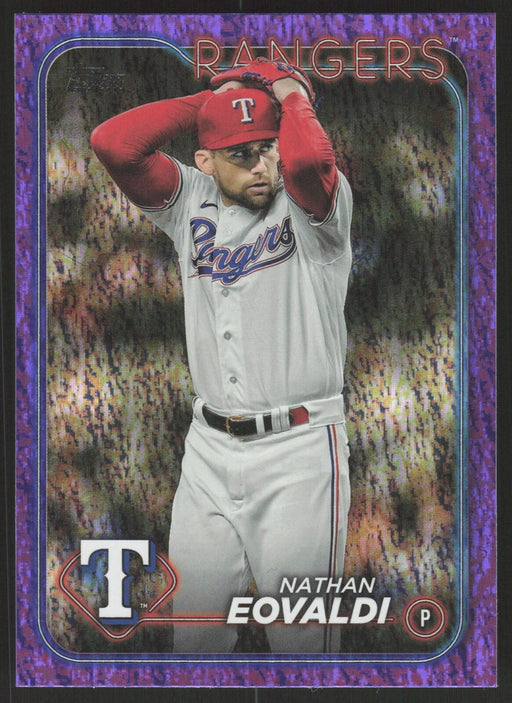 2024 Topps #258 Nathan Eovaldi Purple Holofoil #/799