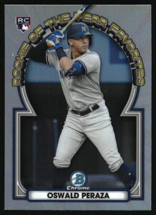 2023 Bowman #ROYF-13 Oswald Peraza Rookie of the Year Favorites