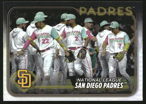 2024 Topps #2 San Diego Padres Rainbow Foil