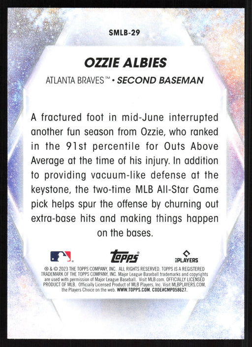 2023 Topps #SMLB-29 Ozzie Albies Stars of MLB