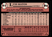 2024 Topps #89B-24 Luis Matos 1989 Topps Baseball 35th Anniversary Foil