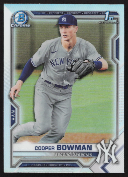 2021 Bowman Draft #BDC-87 Cooper Bowman Chrome Refractor