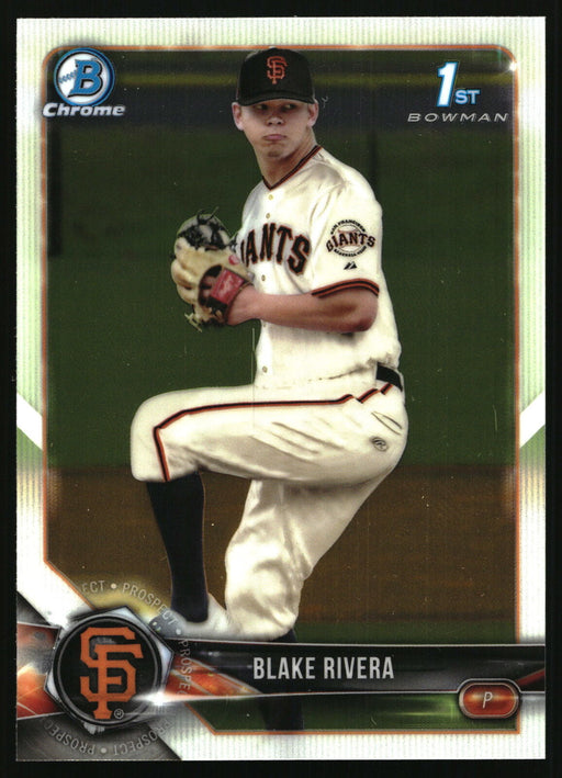 2018 Bowman Draft #BDC-80 Blake Rivera Chrome