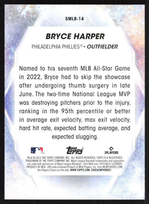 2023 Topps #SMLB-14 Bryce Harper Stars of MLB