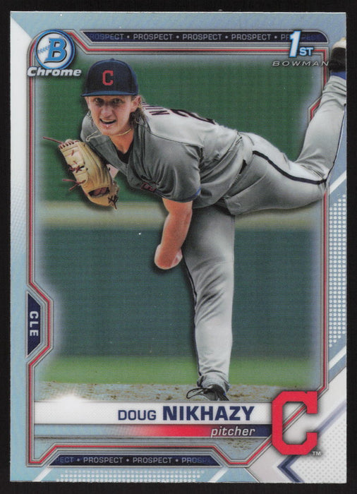 2021 Bowman Draft #BDC-143 Doug Nikhazy Chrome Refractor