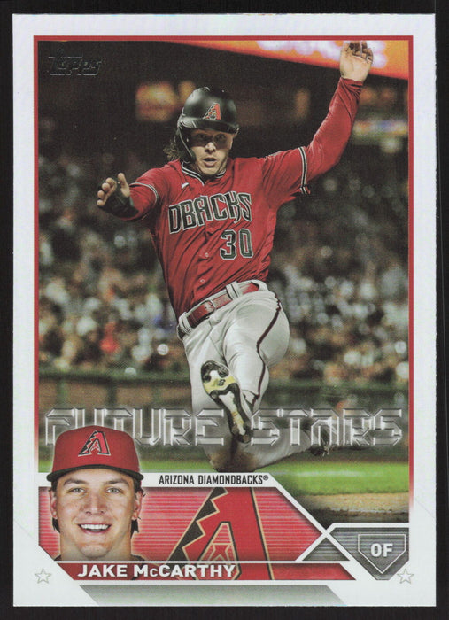 2023 Topps #422 Jake McCarthy Rainbow Foil