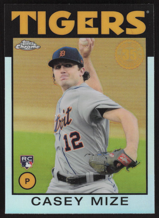 2021 Topps Chrome #86BC-13 Casey Mize 1986 Topps Baseball