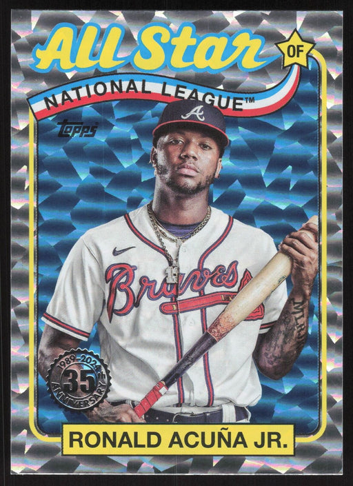 2024 Topps #89ASB-28 Ronald Acuña Jr. 1989 Topps Baseball All-Stars Foil