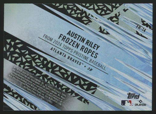 2024 Topps Pristine #FR-14 Austin Riley Frozen Ropes