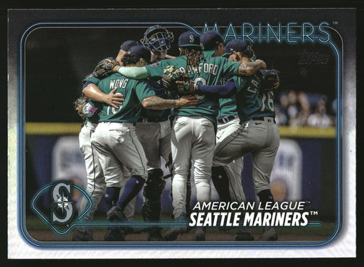 2024 Topps #241 Seattle Mariners Rainbow Foil