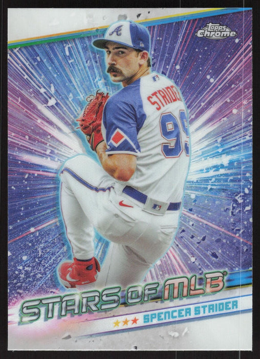 2024 Topps #CSMLB-32 Spencer Strider Stars of MLB Chrome