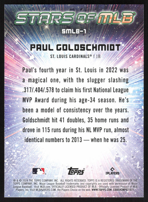 2024 Topps #SMLB-1 Paul Goldschmidt Stars of MLB