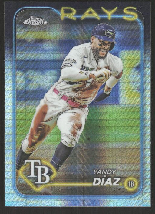 2024 Topps Chrome #107 Yandy Díaz Prism Refractor