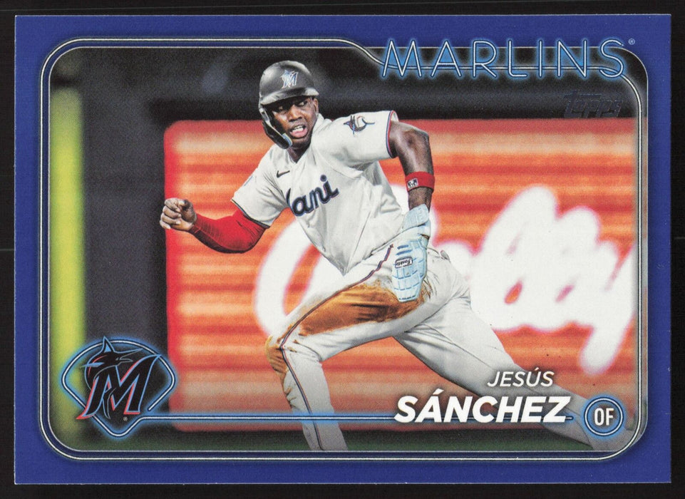 2024 Topps #580 Jesús Sánchez Royal Blue