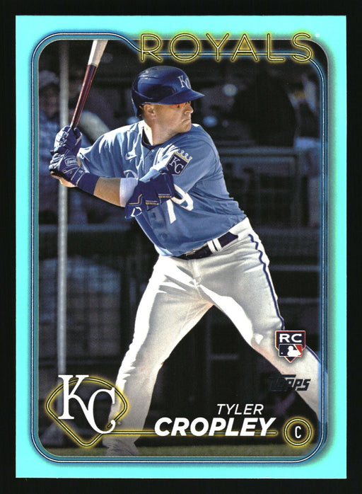 2024 Topps #612 Tyler Cropley Aqua