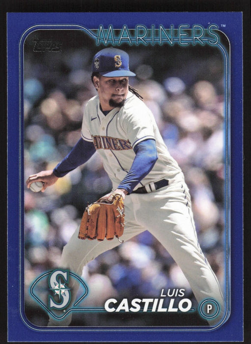 2024 Topps #54 Luis Castillo Royal Blue