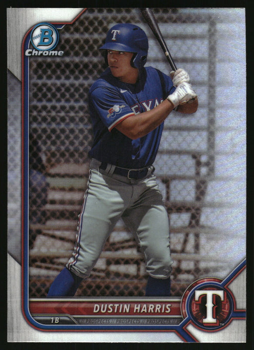 2022 Bowman Draft #BDC-41 Dustin Harris Chrome Refractor