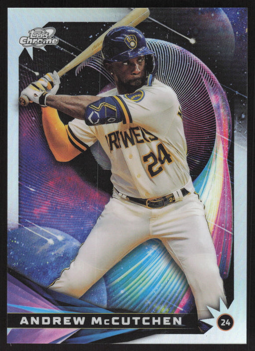 2022 Topps Chrome Cosmic #SG-8 Andrew McCutchen Star Gaze