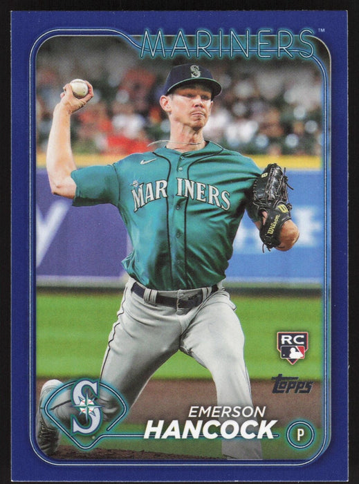 2024 Topps #39 Emerson Hancock Royal Blue