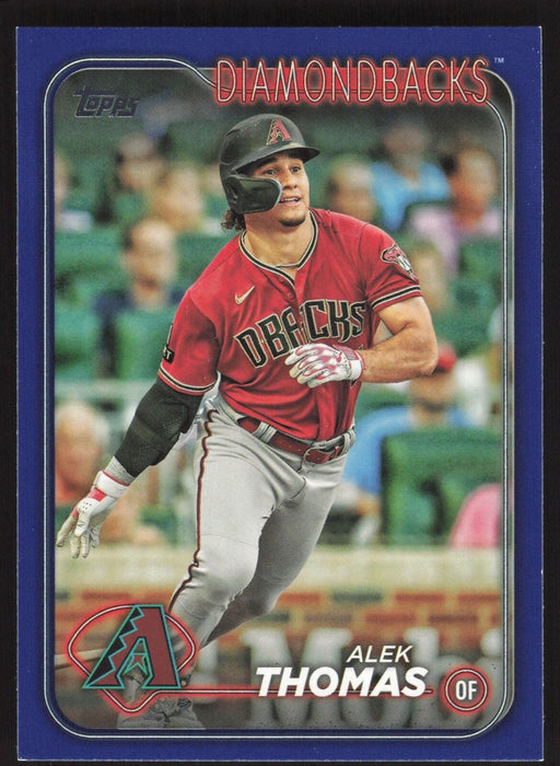 2024 Topps #282 Alek Thomas Royal Blue