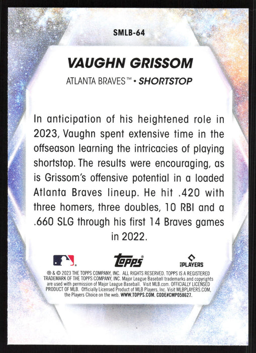 2023 Topps Update #SMLB-64 Vaughn Grissom Stars of MLB