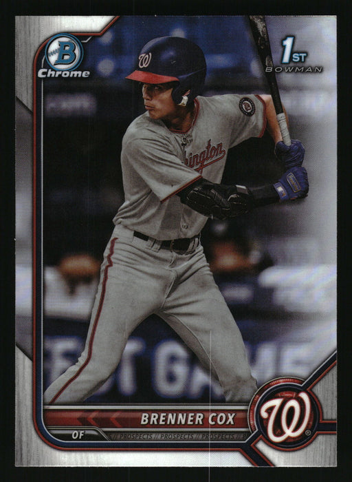 2022 Bowman Draft #BDC-196 Brenner Cox Chrome Refractor