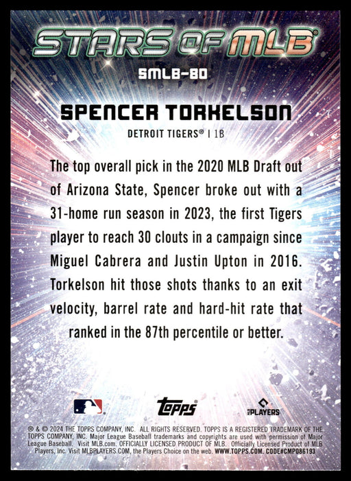 2024 Topps Update #SMLB-80 Spencer Torkelson Stars of MLB