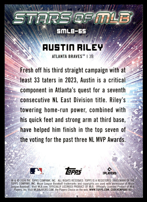 2024 Topps Update #SMLB-65 Austin Riley Stars of MLB