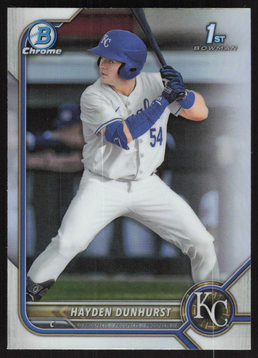 2022 Bowman Draft #BDC-44 Hayden Dunhurst Chrome Refractor