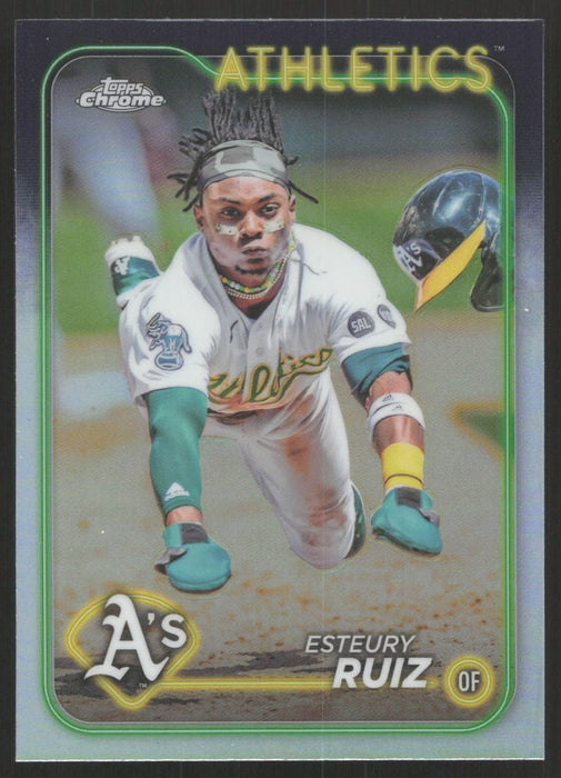 2024 Topps Chrome #241 Esteury Ruiz Refractor