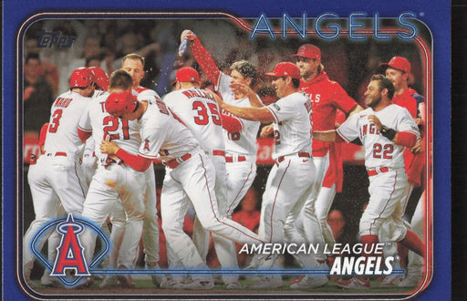 2024 Topps #279 Los Angeles Angels Royal Blue