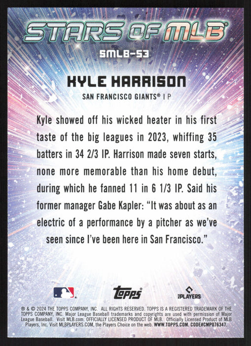 2024 Topps #SMLB-53 Kyle Harrison Stars of MLB