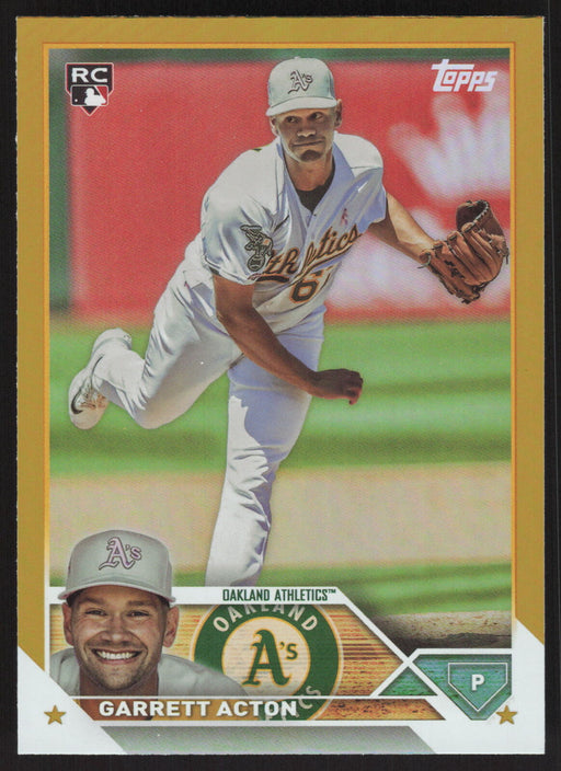 2023 Topps Update #US192 Garrett Acton Gold Foil