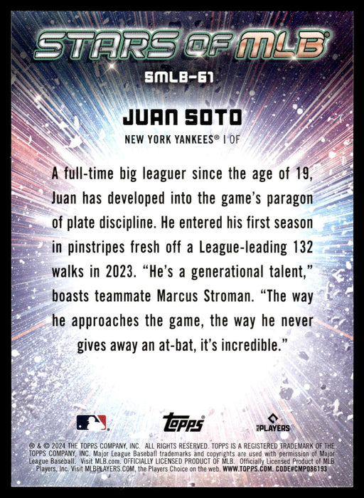 2024 Topps Update #SMLB-61 Juan Soto Stars of MLB