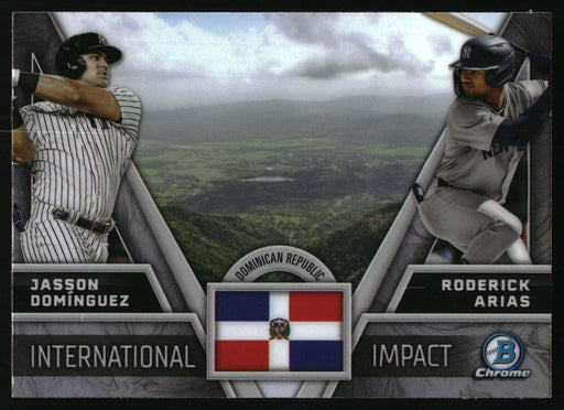 2024 Bowman Chrome #II-16 Jasson Domínguez / Roderick Arias