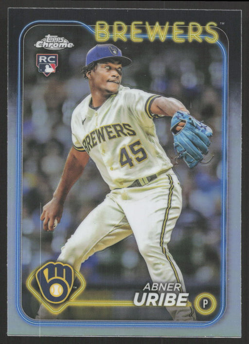 2024 Topps Chrome #276 Abner Uribe Refractor