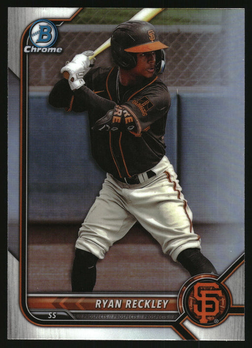 2022 Bowman Draft #BDC-108 Ryan Reckley Chrome Refractor