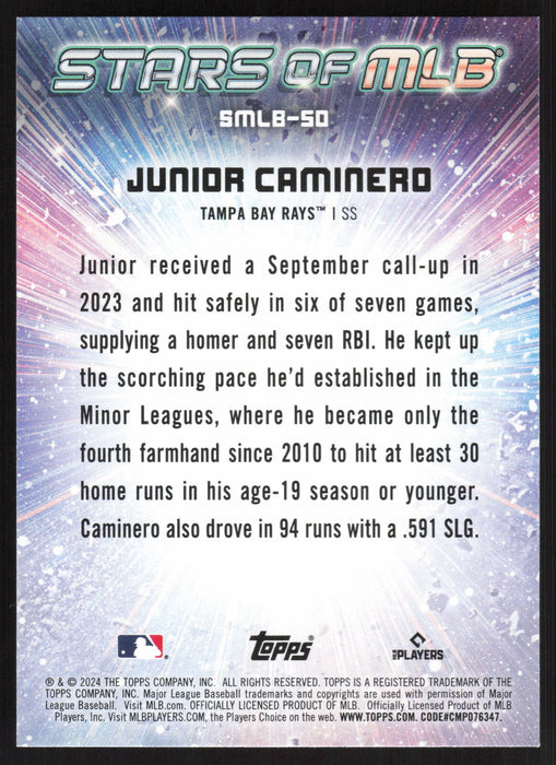 2024 Topps #SMLB-50 Junior Caminero Stars of MLB