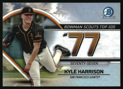 2023 Bowman #BTP-77 Kyle Harrison Bowman Scouts Top 100