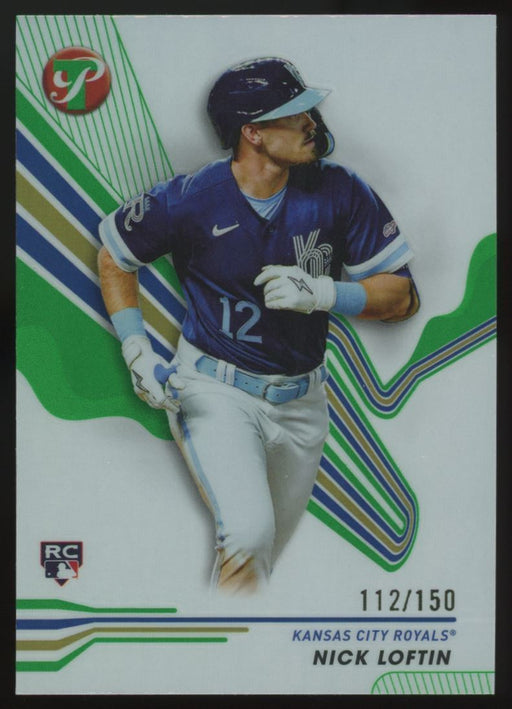 2024 Topps Pristine #134 Nick Loftin Green Refractors #/150