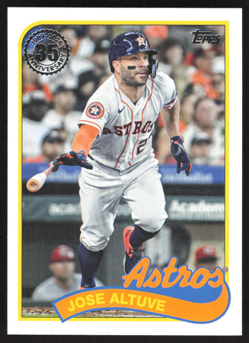 2024 Topps #89B-27 Jose Altuve 1989 Topps Baseball 35th Anniversary