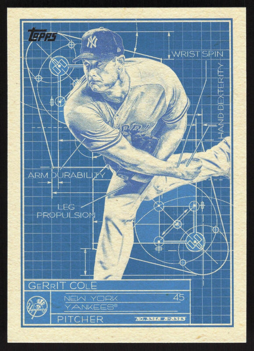 2024 Topps #SB-23 Gerrit Cole Superstar Blueprint